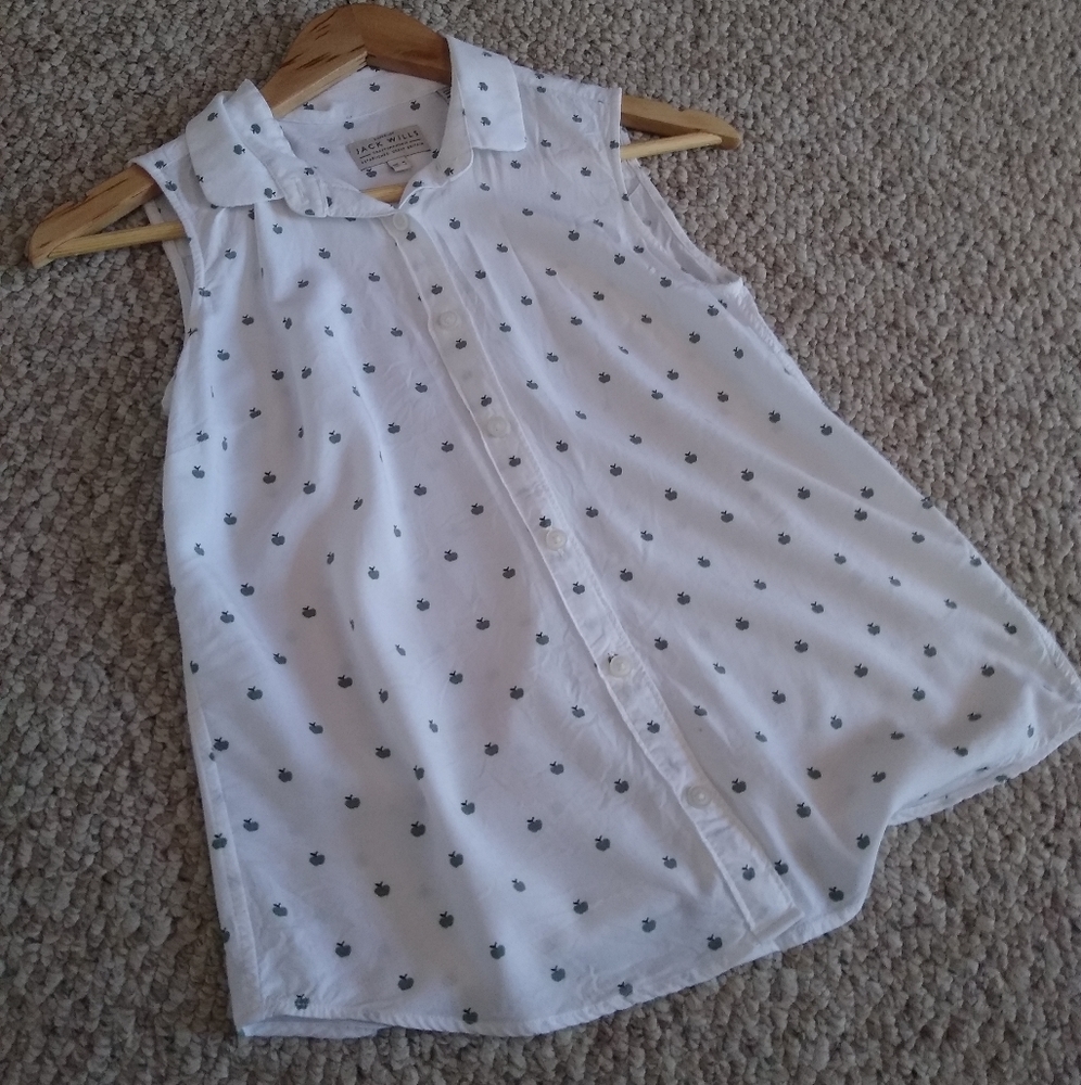 Jack Wills - Apple Button Up Blouse